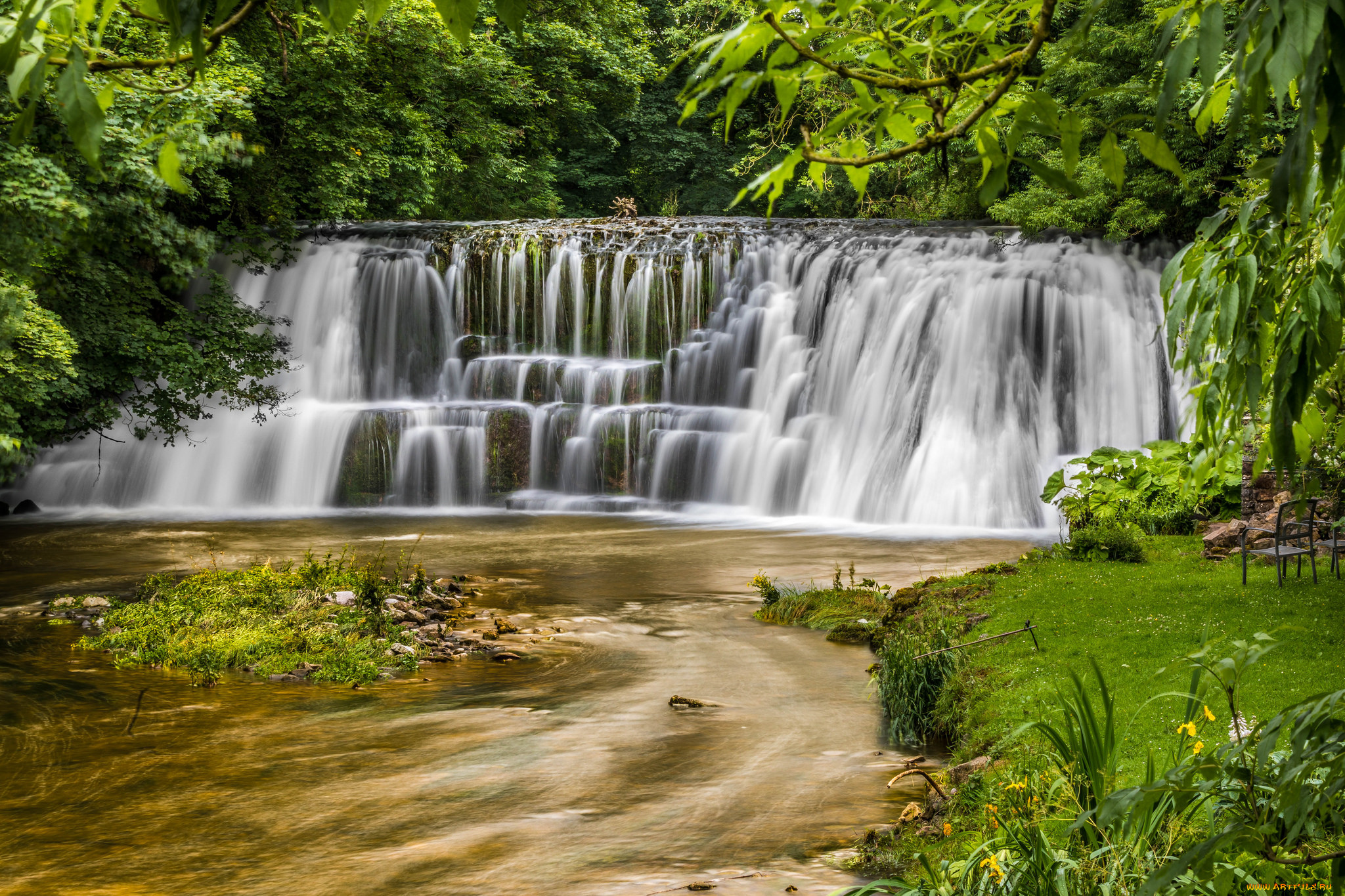 , , , , , , , waterfall, rocks, stream, river, water